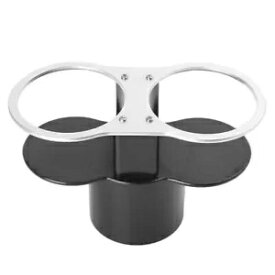 カップドリンクを整理するための中央ストレージにデュアルホルダー付きオートカップスタンド Auto Cup Stand with Dual Holders in Center Storage for Organizing Cups Drinks