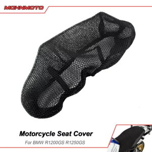 2021 BMW R1250GS ~߃bVnʋCV[gJo[NbV For 2021 BMW R1250GS Anti-Slip Mesh Fabric Breathable Seat Cover Cushion