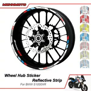 2016 BMW S1000XR �I�[�g�o�C�����z�C�[�����˃f�J�[���X�e�b�J�[�J�o�[ 12/16x For 2016 BMW S1000XR Motorcycles Rim Wheel Reflective Decal Sticker Cover 12/16x �y���s�A���i�z