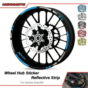 2018 }n X-MAX XMAX 300 I[goCANZT[zC[fJ[XebJ[ For 2018 Yamaha X-MAX XMAX 300 Motorcycles Accessories Rim Wheel Decal Sticker