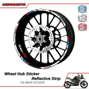 BMW G310GS �����f�J�[���t�@�b�V�����z�C�[���v���e�N�^�[�I�[�g�o�C�z�C�[���y�[�X�g AU For BMW G310GS Rim Decal Fashion wheel protector Motorcycle wheel paster AU �y���s�A���i�z