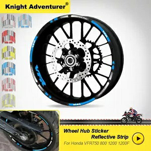 z_ VFR VFR750 VFR800 VFR1200 VFR1200F I[goCzC[fJ[XebJ[ For Honda VFR VFR750 VFR800 VFR1200 VFR1200F Motorcycle Wheel Rim Decal Sticker