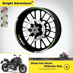 JTL Z650 I[goCzC[XebJ[˃XgCve[v 12x/16x For Kawasaki Z650 Motorcycle Wheel Sticker Reflective Rim Stripe Tape 12x/16x
