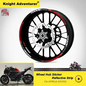 2011 �A�v�����A SXV 550 �I�[�g�o�C�A�N�Z�T���[ 17 �z�C�[�������f�J�[���X�e�b�J�[�e�[�v For 2011 Aprilia SXV 550 Motorcycle Accessories 17 Wheel Rim Decal Sticker Tape �y���s�A���i�z