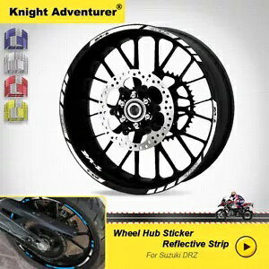 I[goC 17 "zC[e[vfJ[XebJ[XgCvXYL DRZ DR-Z 400 Motorcycle 17" Wheel Rim Tape Decal Sticker Stripe For Suzuki DRZ DR-Z 400