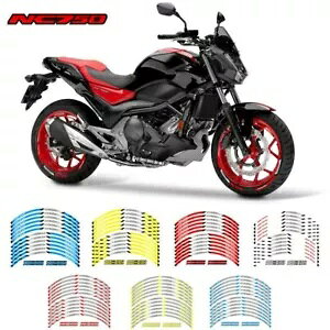 z_ NC750 ʔNI[goCzC[ 3D fJ[XebJ[˃e[v For Honda NC750 All Years Motorcycle Wheel 3D Decal Rim Sticker Reflective Tape