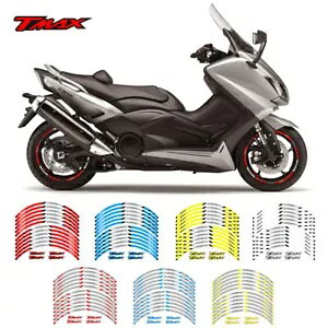 }n Tmax zC[y[XgI[goCzC[XebJ[XebJ[fJ[-AU For YAMAHA Tmax wheel paster motorcycle wheel sticker rim sticker rim decal -AU