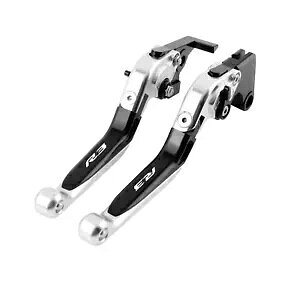 2015-2023 }n YZF R3 ܂肽݊g\ȃnhu[L & Nb`o[Lbg AA7 For 2015-2023 Yamaha YZF R3 Folding Extendable Hand Brake & Clutch Lever Kit AA7
