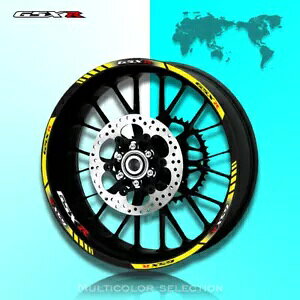 XYL GSXR I[goCGbWAE^[XebJ[XgCvzC[fJ[ For SUZUKI GSXR Motorcycle Thick Edge Outer Rim Sticker Stripe Wheel Decals