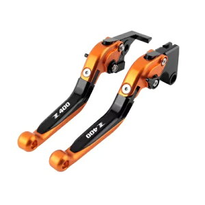 2019-2023 Kawasaki Z400 ER400 ܂肽݊g\ȃnhu[LNb`o[܂ For 2019-2023 Kawasaki Z400 ER400 Folding Extendable Hand Brake Clutch Lever OR