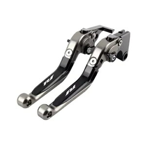 2004-2008 }n YZF R1 ANZT[܂肽݊g\u[LNb`o[ A6 For 2004-2008 Yamaha YZF R1 Accessories Folding Extendable Brake Clutch Lever A6