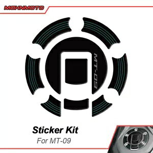 2024 }n MT-09 MT09 3D KXR^NLbvveN^[Jo[pbhXebJ[/ For 2024 Yamaha MT-09 MT09 3D Gas Fuel Tank Cap Protector Cover Pad Sticker /