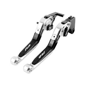 1999-2004 }n YZF R6 ANZT[܂肽݊g\u[LNb`o[ A7 For 1999-2004 Yamaha YZF R6 Accessories Folding Extendable Brake Clutch Lever A7