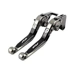 1999-2004 }n YZF R6 ANZT[܂肽݊g\ȃu[LNb`o[ A6 For 1999-2004 Yamaha YZF R6 Accessories Folding Extendable Brake Clutch Lever A6
