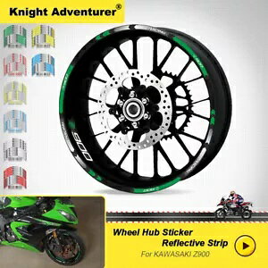 JTL Z900 Z900RS I[goCzC[fJ[XebJ[ 12/16 Lbg For Kawasaki Z900 Z900RS Motorcycle Rim Wheel Decal Sticker 12/16pcs Rim Kit