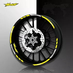 z_z[lbg # X^C 2 I[goCzC[y[XgXgCvXebJ[ For Honda Hornet #style 2 Motorcycle wheel paster Stripes Sticker