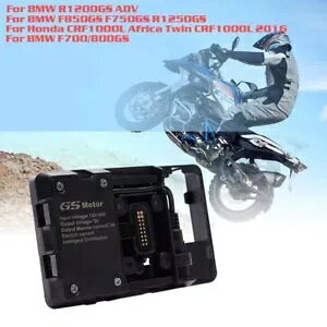 BMW R1200GS ֗ȏ[dX^hgѓdbuPbgo 5V 3A ő A For BMW R1200GS convenient Charging stand mobilephone bracket Output 5V 3A Max A