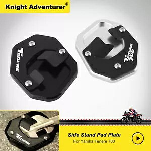 �L�b�N�X�^���h �T�C�h�X�^���h �����p�b�h�v���[�g 2019-2022 ���}�n �e�l�� 700 XTZ07�p Kickstand Sidestand Extension Pad Plate For 2019-2022 Yamaha Tenere 700 XTZ07 �y���s�A���i�z