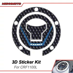 2020-2024 z_ CRF1100L AtJcCR^NLbvveN^[Jo[XebJ[_ For 2020-2024 Honda CRF1100L Africa Twin Fuel Tank Cap Protector Cover Sticker _