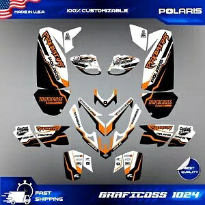 |X vf^[ 500 OtBbNX t fJ[ XebJ[ Lbg ATV Polaris Predator 500 graphics full decals stickers kit atv