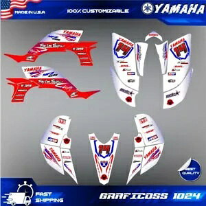 OtBbN 2003-2008 }n YFZ450 YFZ 450 ATV fJ[ XebJ[ bh Graphics for 2003-2008 Yamaha YFZ450 YFZ 450 ATV decals stickers Red