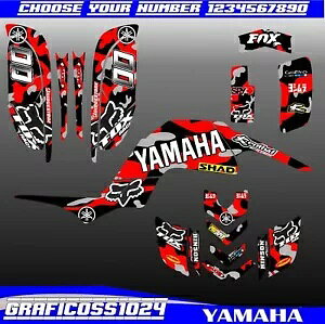 ���}�n ���v�^�[ 660 660R �t���O���t�B�b�N �f�J�[�� �X�e�b�J�[ ATV �L�b�g Yamaha Raptor 660 660R FULL Graphics Decals Stickers ATV Kit �y���s�A���i�z