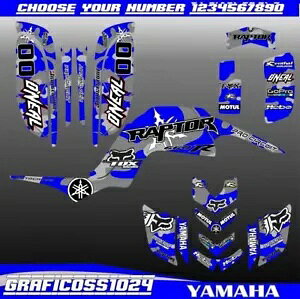 ���}�n ���v�^�[ 660R �t�� �O���t�B�b�N �f�J�[�� �X�e�b�J�[ ATV �L�b�g 21 �~������ Yamaha Raptor 660R Full Graphics Decals Stickers Atv Kit 21 Mil Thickness �y���s�A���i�z