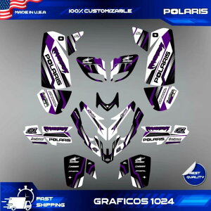 |X vf^[ 500 OtBbNX t fJ[ XebJ[ Lbg ATV Polaris Predator 500 graphics full decals stickers kit atv