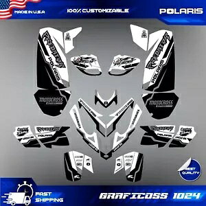 |X vf^[ 500 OtBbNX t fJ[ XebJ[ Lbg ATV pOtBbN Lbg Graphic kit for Polaris Predator 500 graphics full decals stickers kit atv