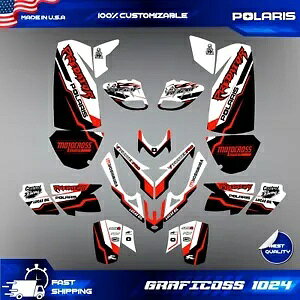 |X vf^[ 500 OtBbNX t fJ[ XebJ[ Lbg ATV pOtBbN Lbg Graphic kit for Polaris Predator 500 graphics full decals stickers kit atv