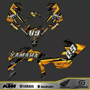ATV �O���t�B�b�N�X�L�b�g Adhesivo Adhesivo �݊����}�n YFZ 450 R/SE 2009-2013 ATV Graphics Kit Adhesivo Adhesivo Compatible con Yamaha YFZ 450 R/SE 2009-2013