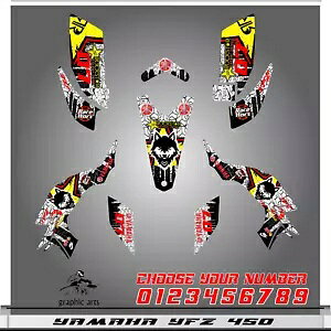 }n YFZ 450 OtBbNXLbg 2003 2004 2005 2006 2007 2008 XebJ[fJ[Lbg Yamaha YFZ 450 graphics kit 2003 2004 2005 2006 2007 2008 stickers decals kit
