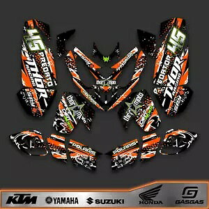 |X vf^[ 500 OtBbNX t fJ[ XebJ[ Lbg ATV Polaris Predator 500 graphics full decals stickers kit atv