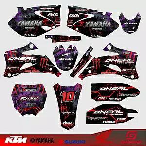 Yamaha YZ 250F/450F 2006-2009 JX^ OtBbNX Lbg: X^CĒ` Yamaha YZ 250F/450F 2006-2009 Custom Graphics Kit: Style Redefined
