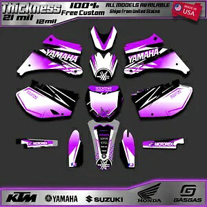 }n YZF 250/450 JX^ oCIbg OtBbNX Lbg - Rockstar Design Yamaha YZF 250/450 Custom Violet Graphics Kit - Rockstar Design