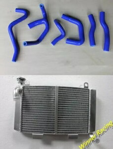 RGV250 RGV 250 VJ22 1991-1996 pA~WG[^[ & u[z[X Aluminum Radiator & Blue Hoses For RGV250 RGV 250 VJ22 1991-1996