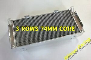 tH[h GT40 GT 40 1964-1969 A~WG[^[ 74 ~[g 3 RA For Ford GT40 GT 40 1964-1969 Aluminum Radiator 74MM 3 ROW CORE