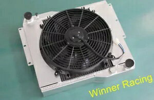 A~WG[^[ VEh&14C`t@t MG MGB GT [o[ V8 Xbv 70MM RAp Aluminum Radiator W/Shroud &14" Fan For MG MGB GT Rover V8 Swap 70MM Core