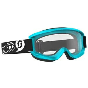 SCOTT AGENT [X LbY S[O u[ NAY 272839-0003043 gNX Gf[ SCOTT AGENT Youth Kids Goggles Blue Clear Lens 272839-0003043 Motocross Enduro