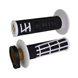 ODI MX V2 EMIG 2.0 ���b�N�I���O���b�v �u���b�N/�z���C�g 2T/4T ���g�N���X �G���f���[�� H36E2BW ODI MX V2 EMIG 2.0 LOCK ON GRIPS Black/White 2T/4T Motocross Enduro H36E2BW �y���s�A���i�z