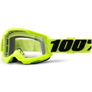 100% p[Zg Strata 2 S[O CG[ NA Y ONE-50421-101-04 ***Vi*** 100% Percent Strata 2 GOGGLE YELLOW Clear Lens ONE-50421-101-04 ***NEW***
