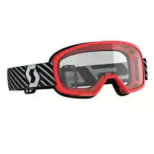 SCOTT BUZZ [X LbY S[O bh NAY 272838-0004043 gNX Gf[ SCOTT BUZZ Youth Kids Goggles Red Clear Lens 272838-0004043 Motocross Enduro