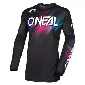 ONEAL Gg {e[W ubN/sN W[W gNX ONE005244 K[YTCY L ONEAL Element Voltage Black/Pink Jersey Motocross ONE005244 Girls Size Large
