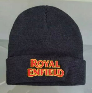ROYAL EFIELD hJSr[j[ ubN AN 100% ROYAL ENFIELD Embroidered Logo Beanie Black 100% Acrylic