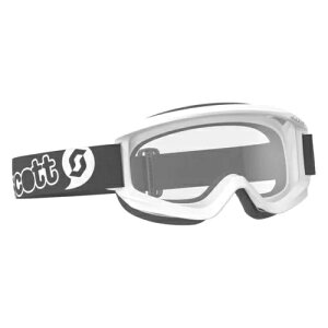 SCOTT AGENT [X LbY S[O zCg NAY 272839-0002043 gNX Gf[ SCOTT AGENT Youth Kids Goggles White Clear Lens 272839-0002043 Motocross Enduro