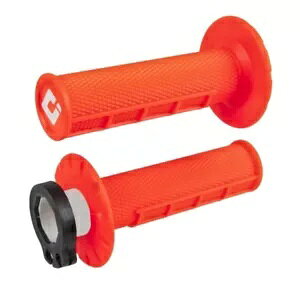 ODI MX n[t bt bN I Obv t IW 2ST/4ST gNX MX Gf[ H36HWO ODI MX HALF WAFFLE LOCK ON GRIPS Fluro Orange 2ST/4ST Motocross MX Enduro H36HWO