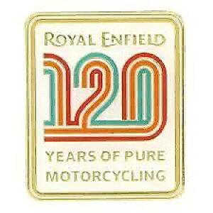 Ki ROYAL ENFIELD ys 120 NLO }`J[ RLCPIO210019 Genuine ROYAL ENFIELD Lapel Pin 120 Years Anniversary Multi Colour RLCPIO210019