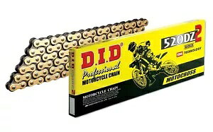 DID NbvNtS[h`F[ 120N }n/YZ/YZF/CRF/KXF 520DZ2-120 DID 520DZ2-120 Gold Chain with Clip Style Link 120 Links YAMAHA/YZ/YZF/CRF/KXF