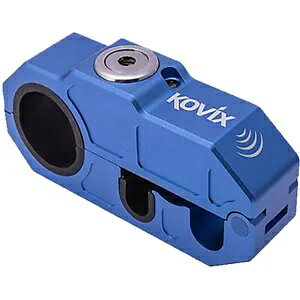 KOVIX u[ObvbN A[t KOKHLBE oCN XN[^[ ] KOVIX BLUE ZINC ALLOY GRIP LOCK WITH ALARM KOKHLBE Motorbike Scooter Bicycle