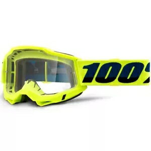 100% ACCURI 2 I[o[ U Kl S[O NA Y ONE-50224-101-04 gNX 100% ACCURI 2 Over The Glasses Goggle Clear Lens ONE-50224-101-04 Motocross